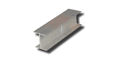 ASTM B221 0.21 Wall Thickness Finish Extruded Temper Equal Leg Length 3 Leg Lengths 12 Length 5 Width Mill 6061 Aluminum I-Beam Unpolished Rounded Corners